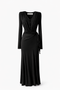 Awen long dress czerń