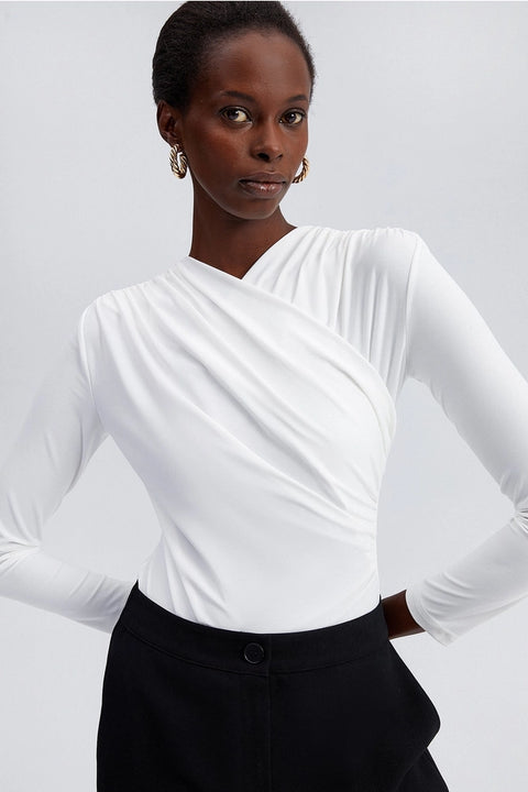 Long Sleeve Stretch Fitted Top