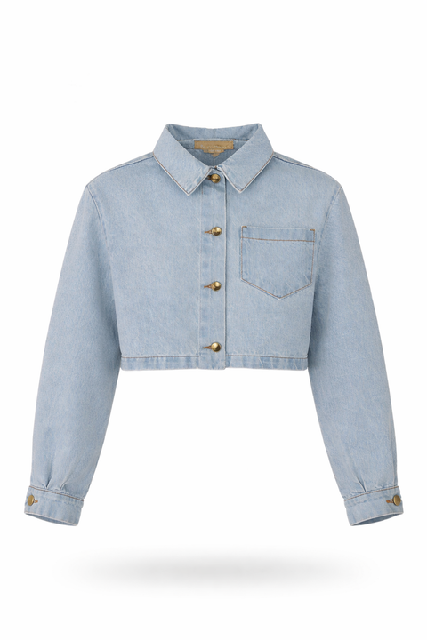 Koszula JEANS NICOLE Baby blue