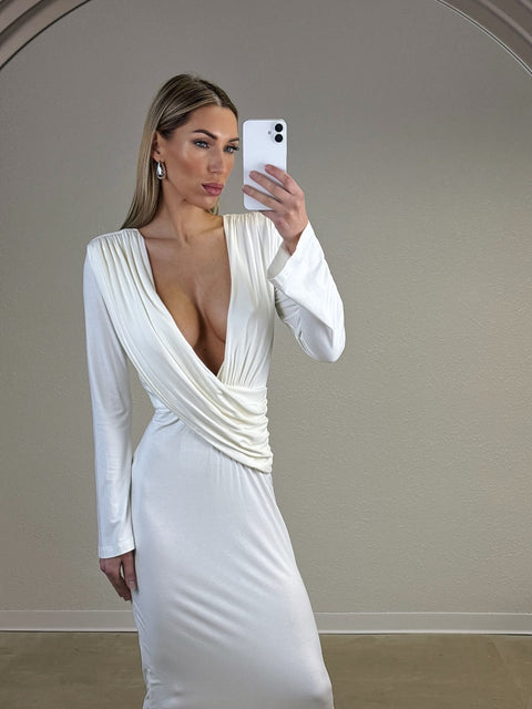 Mirage Sukienka maxi biel