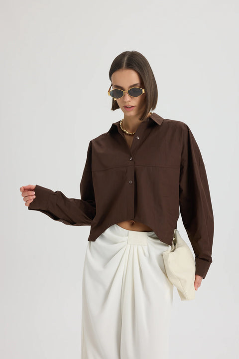 KOSZULA NUMEN BROWN