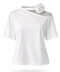 T-shirt ROSE Off Shoulder White