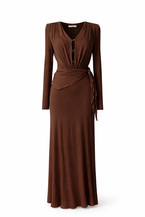 Awen long dress kawa