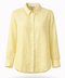 Koszula oversize Yovena z detalem guzików yellow