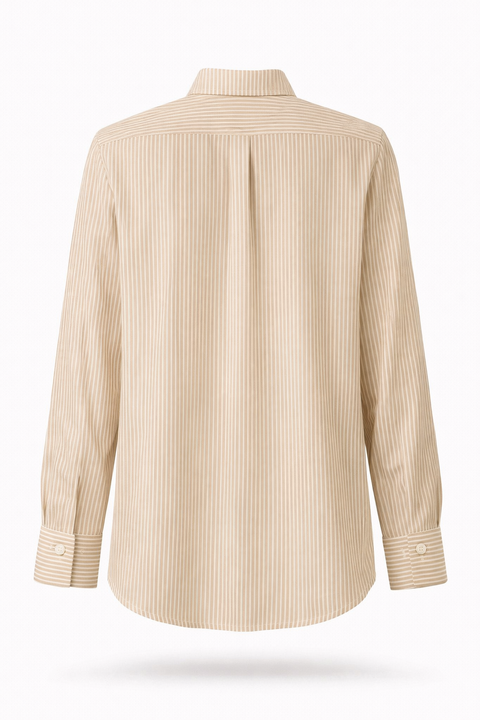 MILANO koszula Beige Stripe