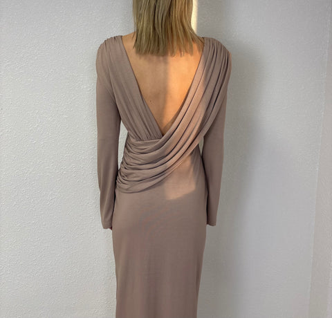 Mirage Sukienka maxi taupe