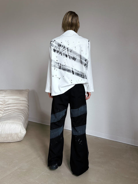 Spodnie Abstract Black