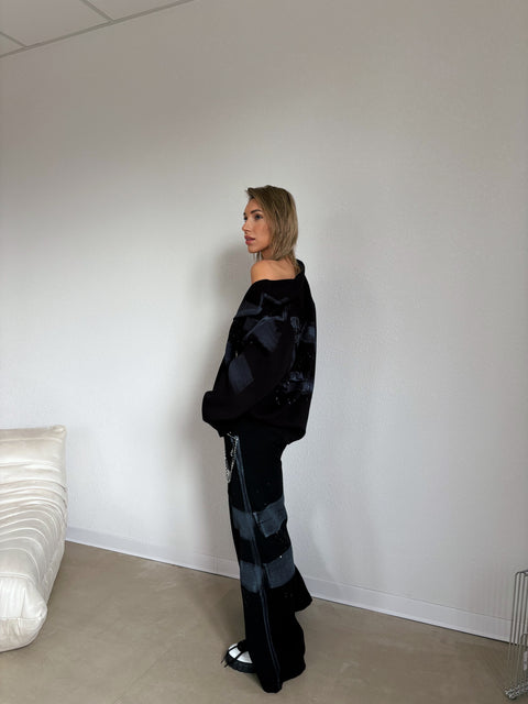 Marynarka Abstract Black