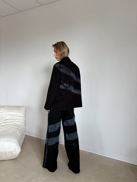 Marynarka Abstract Black