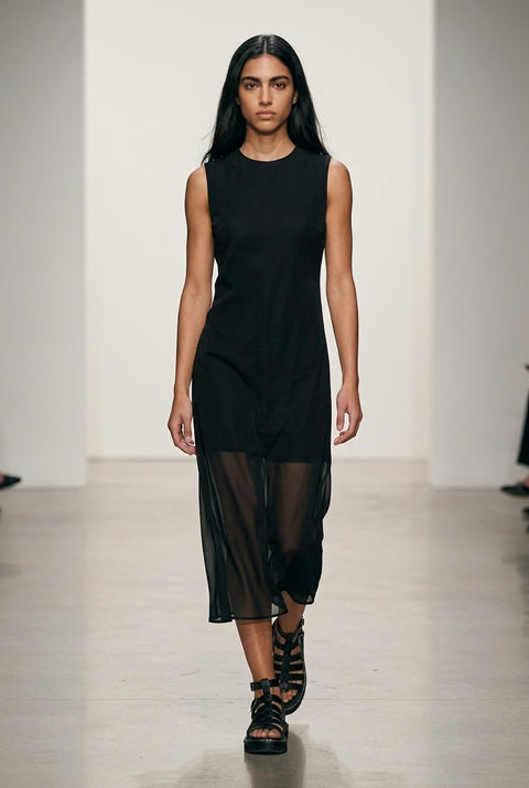 LUNARA sukienka maxi black