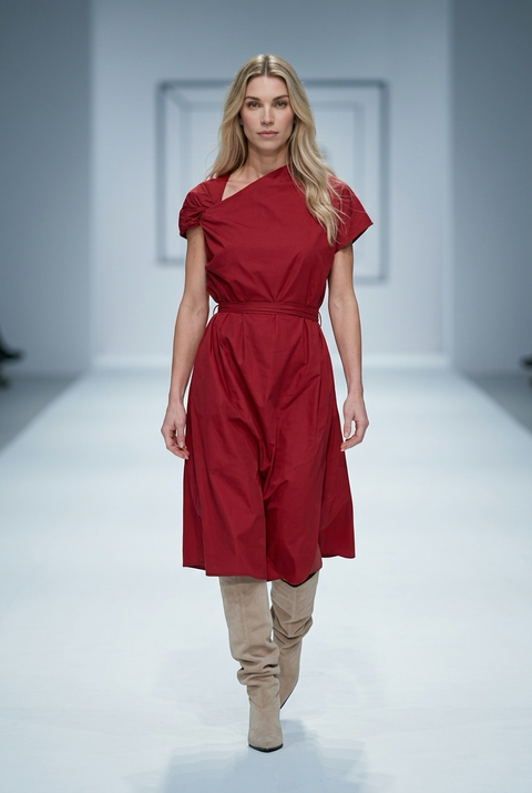 AURELIA sukienka burgund