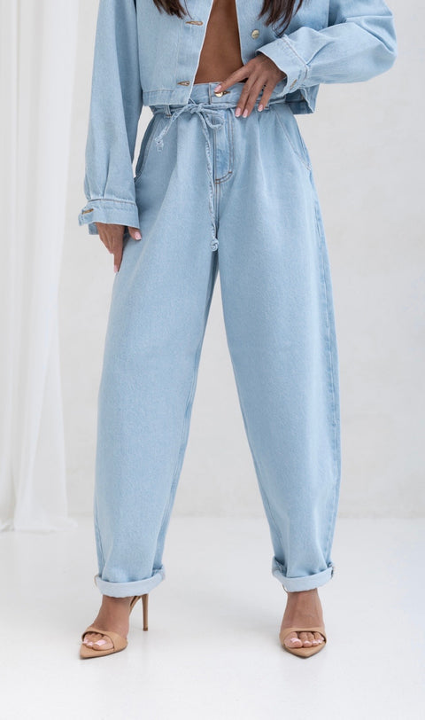 Spodnie JEANS Baby blue