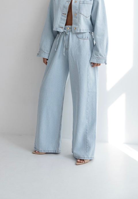 Spodnie JEANS INES baby blue