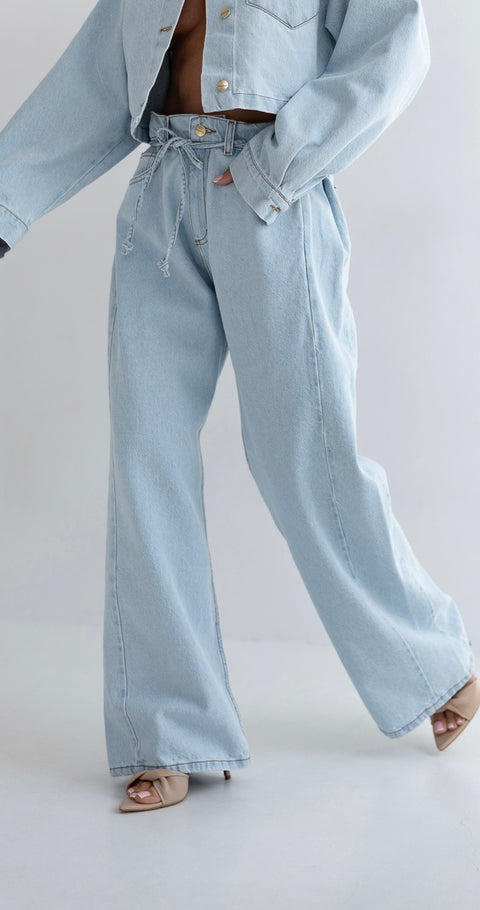 Spodnie JEANS INES baby blue