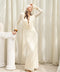 Awen long dress zółta