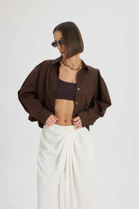 KOSZULA NUMEN BROWN