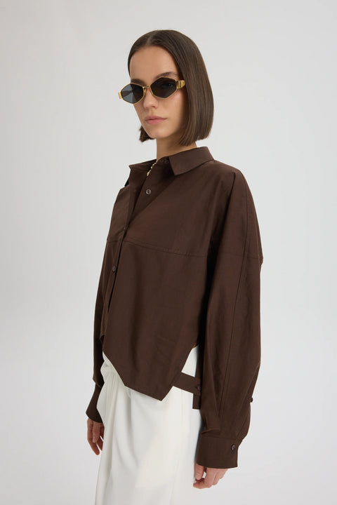 KOSZULA NUMEN BROWN