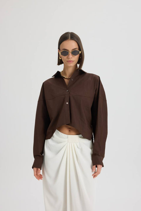 KOSZULA NUMEN BROWN