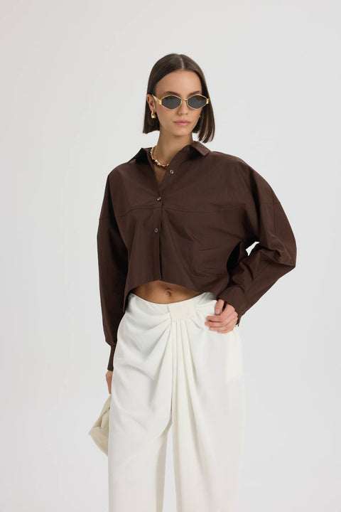 KOSZULA NUMEN BROWN