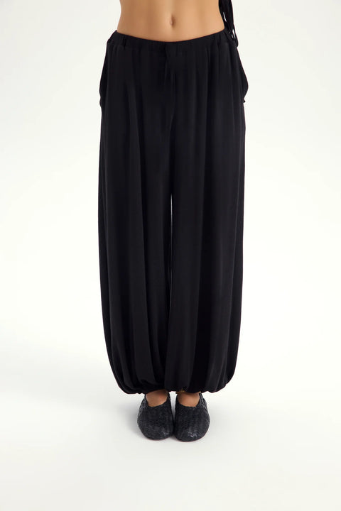 Zestaw Vena Tie Crop black